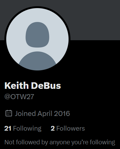 Archived discussion profile screenshot