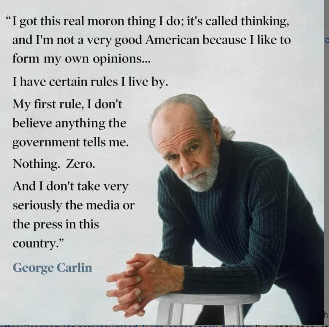 George Carlin quotation image